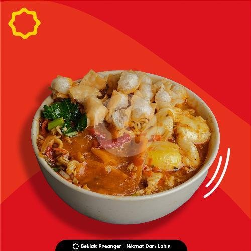 Mie Gondang Jeletot menu Seblak Preanger Menur Pumpungan, Jl. Nginden Semolo No. 20
