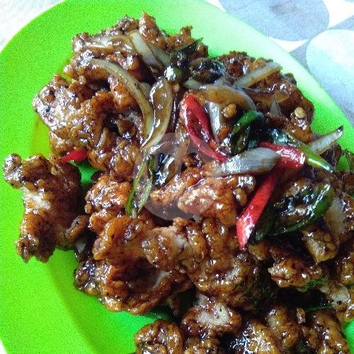 Ayam Asam Manis menu Kedai Mas Re Spesialis Nasi Goreng, Karang Pilang