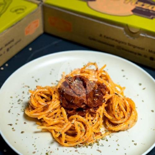 Spaghetti Bolognese menu Mr. O Pizza, Kertanegara