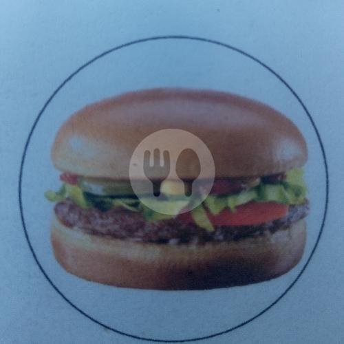 Burger Daging Keju Slice menu Seblak Hr2 Jajanan Aqila (Kedai Bola), Gang Karya Bakti 8