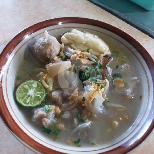 Sop Kaki Sapi menu Mie Kocok Pa Uloh Tea, Terusan Buah Batu