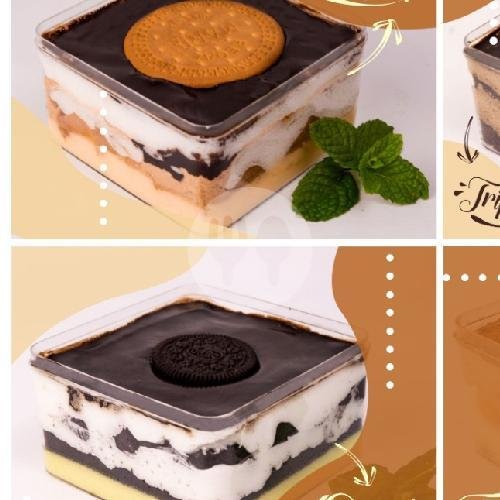 Combo Kue Dessert Triple Choco Dan Kue Dessert Milkbath Keju menu Fuyuku dessert Box