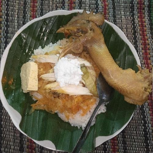 Nasi Suwir + Paha Atas menu NASI LIWET MBAK SINI