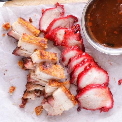 Sate Babi Iris Isi 5 menu Sioke Siobak 123, Dukuh Kupang Raya