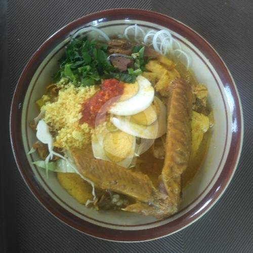 Soto Campur Nasi Biasa menu Soto Lamongan Cak Soleh (CS), Bojongsoang Raya