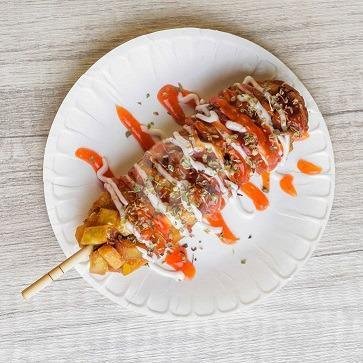 Corndog Sosis Mozarella Mie menu Tokkebi Snacks, Lowokwaru
