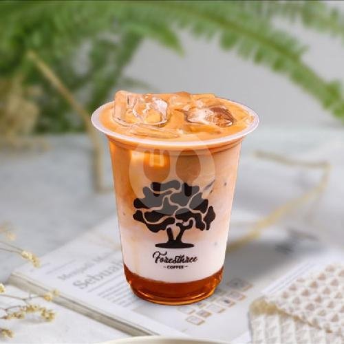 Es Kopi Susu Caramel menu Foresthree Coffee, Belakang Olo