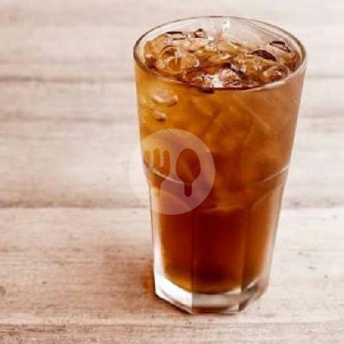 Teh Tawar Hangat menu Soto Mie Bogor Pak Kadir, Stasiun Manggarai