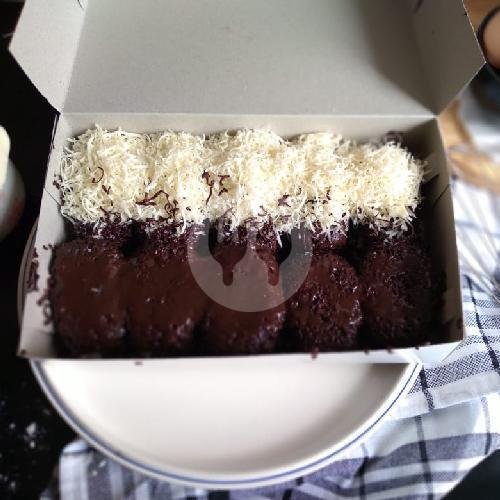 Keju Coklat Isi 10 menu Brownies Balok Lumer, Fatmawati