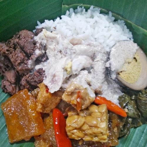 Nasi Rendangg Ati menu Gudeg Watu Gedhe, Oro-oro Dowo