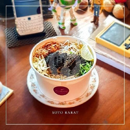 Kerupuk Ikan Tengiri menu Warung Flamboyan Soto Ayam Kampung, Karangploso