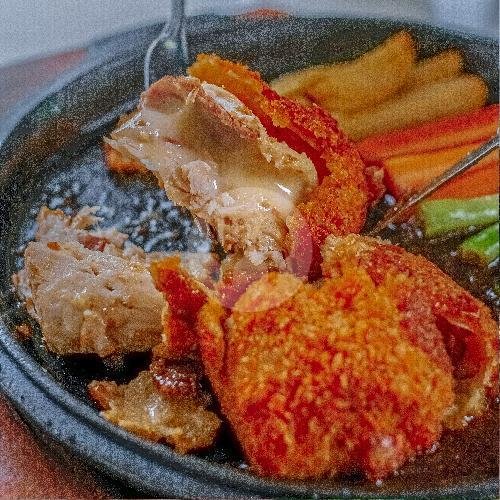 Crispy Chicken Steak menu Mie Blangkon Geprek Kribow, Magelang Utara