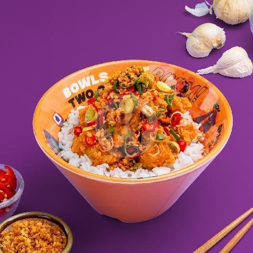 Crispy ChickNorris Rice Bowl menu Bowls Two Go, Grand Indonesia