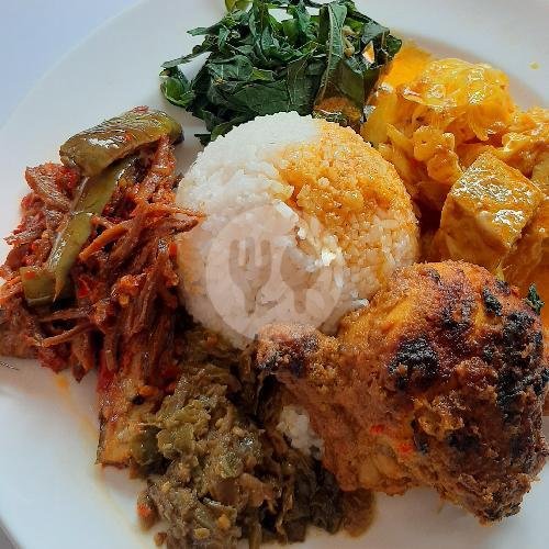 PAKET Nasi DADAR Terong tri Teh Manis menu RM Pojok Raso, Paledang