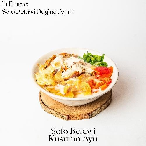 Sop Iga Sapi Kuah Bening menu Soto Betawi Kusuma Ayu, Grogol