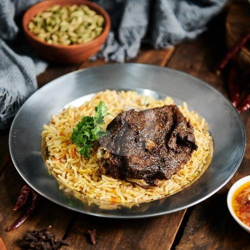 Nasi Kebuli Kambing Asap menu Kebuli Ijab Qabul, Tebet