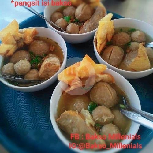 Pangsit Goreng menu Bakso Millenial Joss, Adiwerna