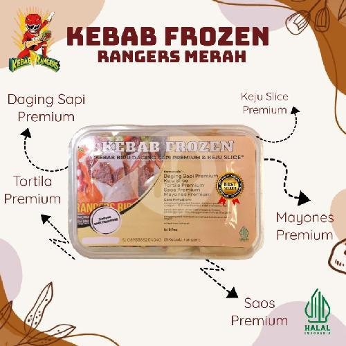 Kebab Frozen Rangers Putih menu Kebab Rangers Cidodol