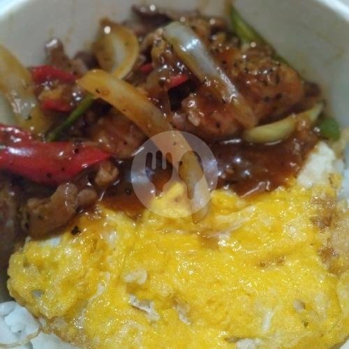 Rice Bowl Chicken Blackpepper menu Oemah SambeL Surabaya, Sukomanunggal