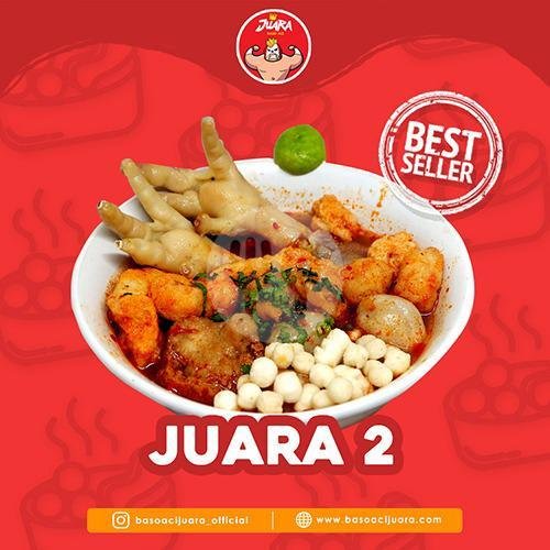 Ceker Kuah Merapi menu Baso Aci Juara, Kalikepiting