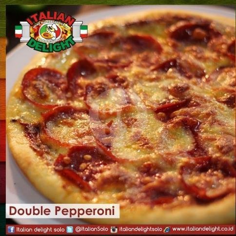 Double Pepperoni Medium menu Italian Delight, Dr. Radjiman