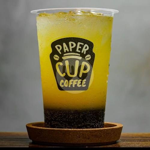 Lychee Blue Sour menu Paper Cup Coffee, Tunjungan