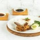 Ayam Goreng Dada/Paha (Tanpa Nasi) menu Nasi Bebek & Ayam H Fauzi, Krukah Lama