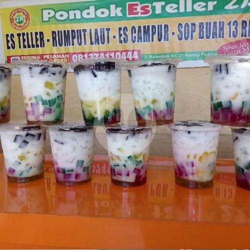 Es Teller Super Premium menu Pondok Es Teller ZR, Kuranji