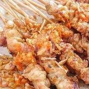 Lontong menu Sate Madura Apotik Senopati, Jakarta Selatan