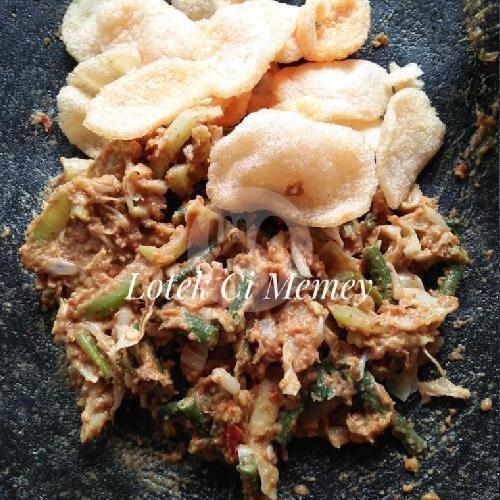 Lotek Mentah menu Lotek Ci Memey, Pagarsih