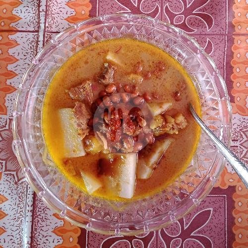 Lontong Kari Sapi + Telor menu Bubur Ayam Burnox & Lontong Kari, Jatinangor