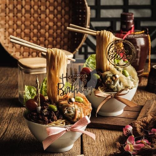Mini Nasi Sei Babi Cake menu Resep Popoh Signature, Sukajadi