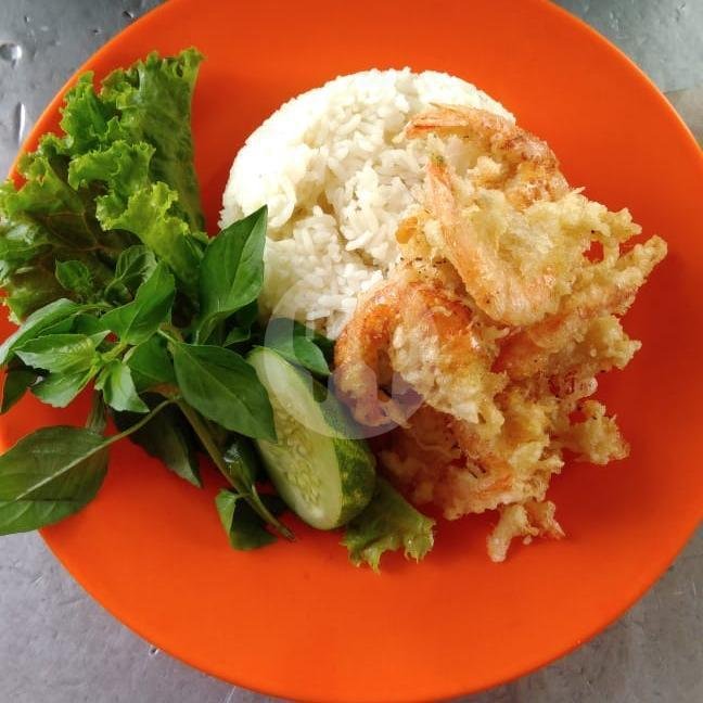 Telor menu Lalapan Cak Pri Spesial Belut Goreng & Tahu Telor, Lowokwaru