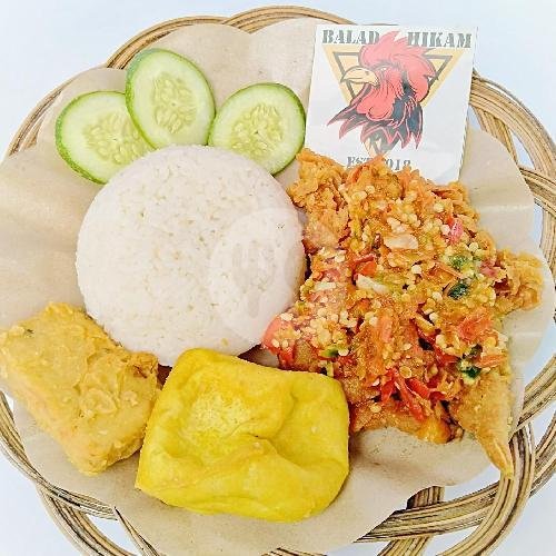 PAKET GEPREK NASI CIKUR DADAKAN menu AYAM GEPREK HIKAM LEGEND, GARUT KARANGPAWITAN