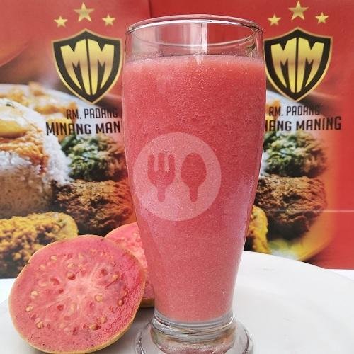 Jus Mangga menu Restoran Padang Minang Maning, Gedong Tengen