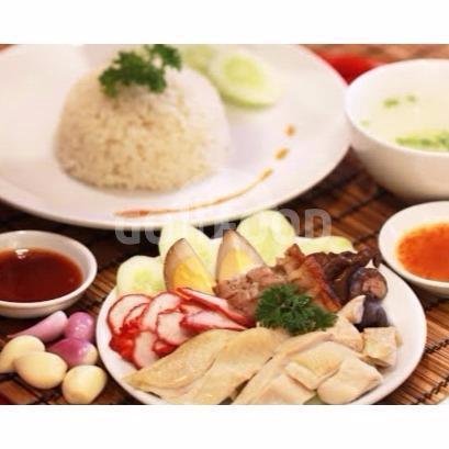 Nasi Putih menu Apollo Nasi Ayam Hainam, Gajah Mada