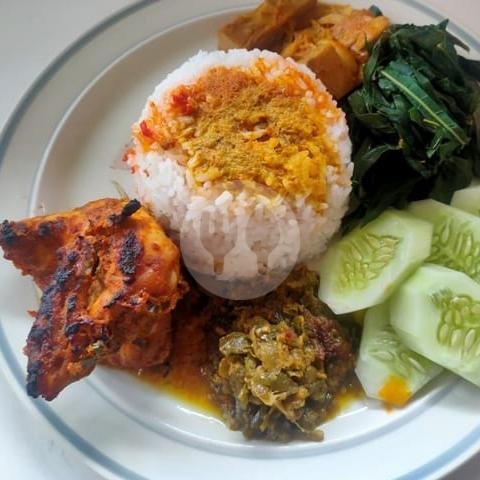 Nasi Ayam Balado Hijau menu Rm Padang Citra Minang