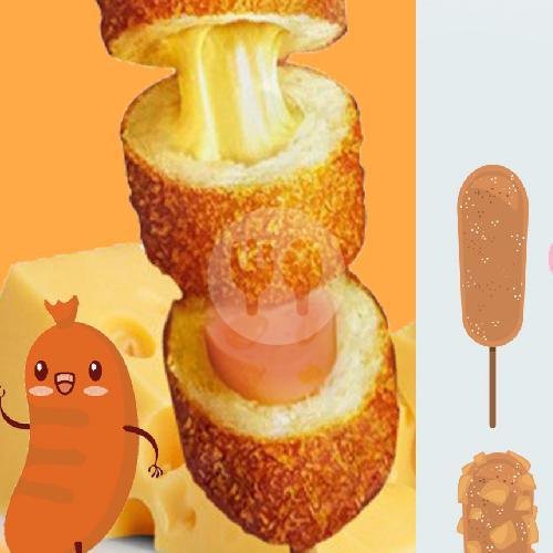 Sosis Beef Pota Doga menu Mayos corndogs Kampus, Pujasera Kalimantan