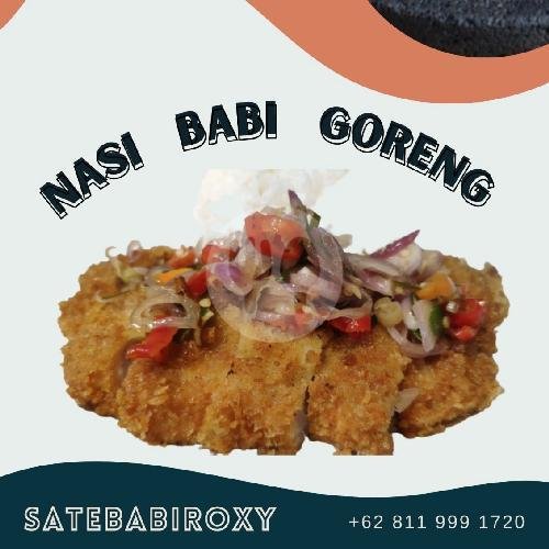 Nasi + Sate Babi Roxy (3 Tusuk) menu Sate Babi Roxy, Jl Ternate 16A