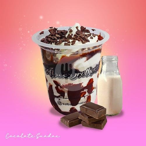 Strawberry Sundae menu Soft Ice Brothers, Lawang