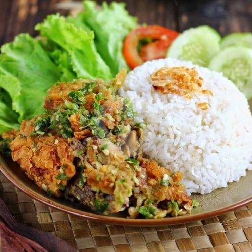 AYAM GEPREK CABE IJO TANPA NASI menu Pecel Ayam Makpuk, Aur Duri 1 No 28A