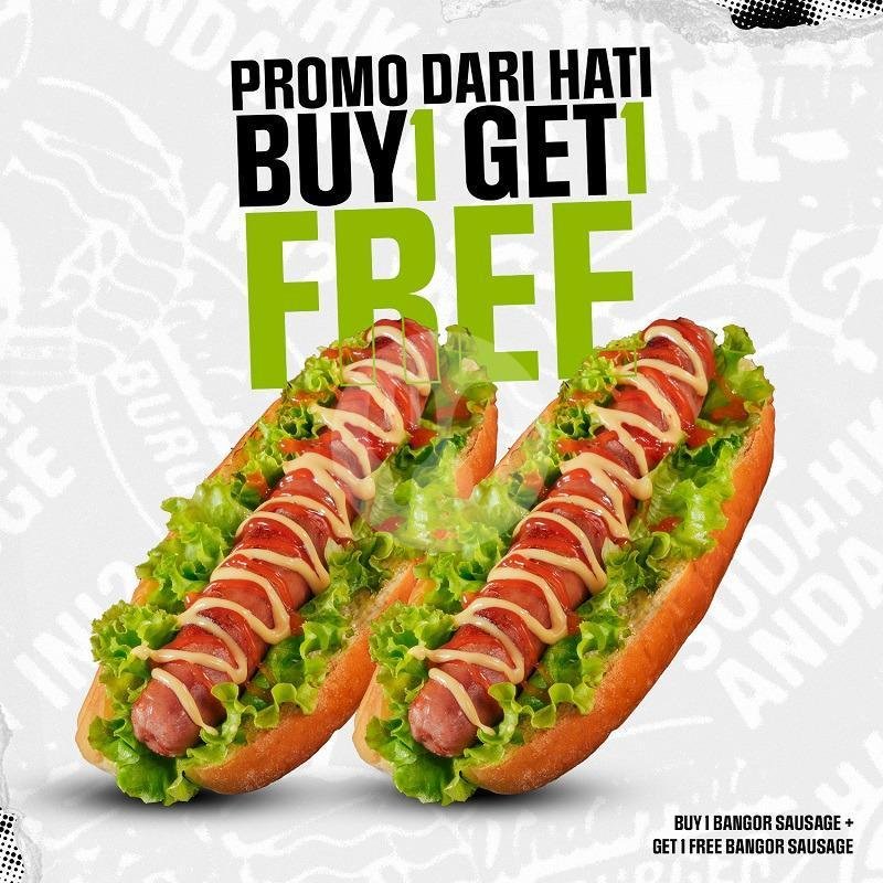 Buy 1 Get 1 Dipping Fries menu Burger Bangor Express, Sambiroto Tembalang