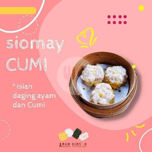 Siomay Cumi menu Amam Dimsum, Nusa Indah Raya