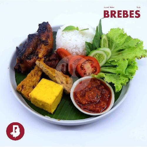 Nasi Paket Ayam Goreng menu RM. Ayam Goreng Brebes 1, Lembang Raya