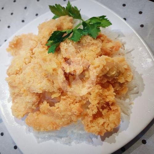 Udang Cabe Garam menu Bubur Ayam Mas Toto, Karang Tengah