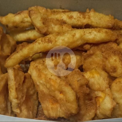 Dowo Dowo Penyet Polos (jumbo) menu Pelangi 76 Pisang Ubi Goreng, Tandes