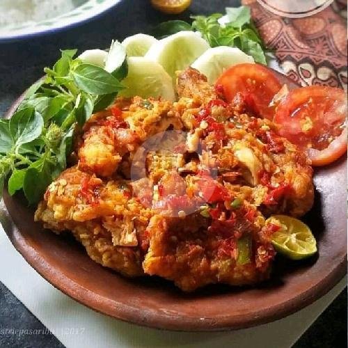 Ayam Geprek Tanpa Nasi menu Ayam Geprek, Capcay Dan Nasi Goreng Warung Pak Joko Ndok, Banyudono