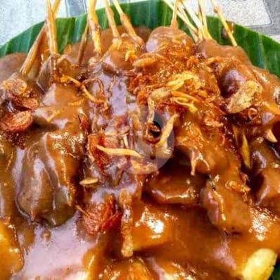 Sate Padang Campur + Ketupat menu Sate Padang SM Kuliner Menteng, Sidoarjo