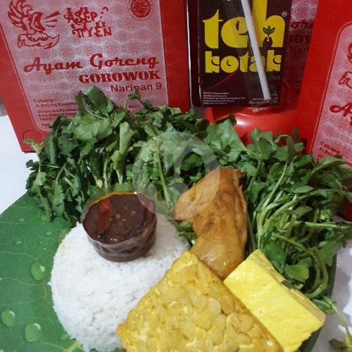 Nasi Ayam Tahu Tempe Teh Pucuk Kerupuk menu Ayam Gorowok Asep Tiyen, Murni 3