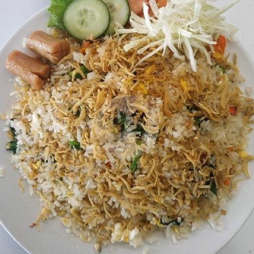 Nasgor Bakso/Sosis + Kerupuk + Teh Manisl menu Warung Makan Bu Ita Pandega, Rusunawa Mranggen